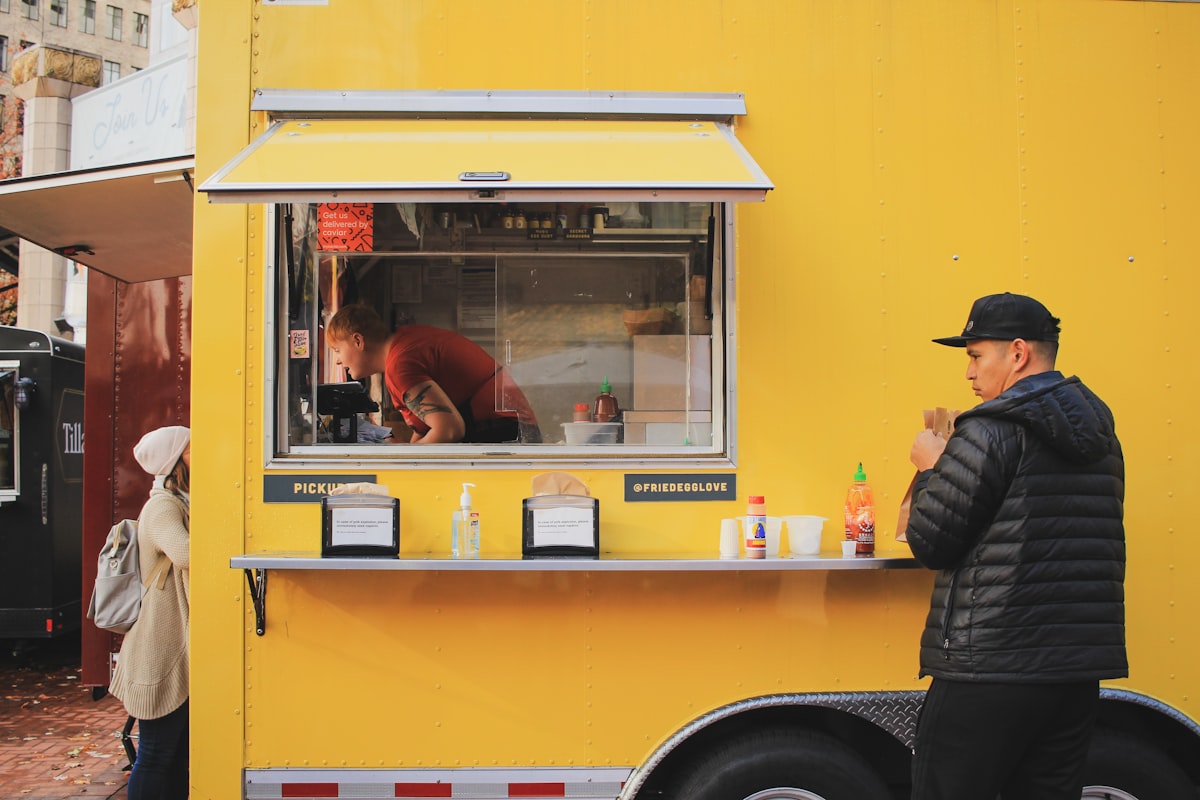 Wood-fired pizza truck